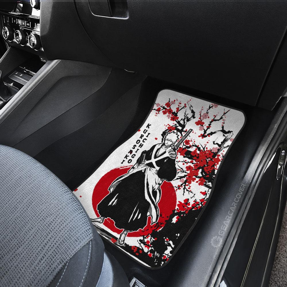 Ichigo Kurosaki Car Floor Mats Custom Japan Style Anime Bleach Car Interior Accessories