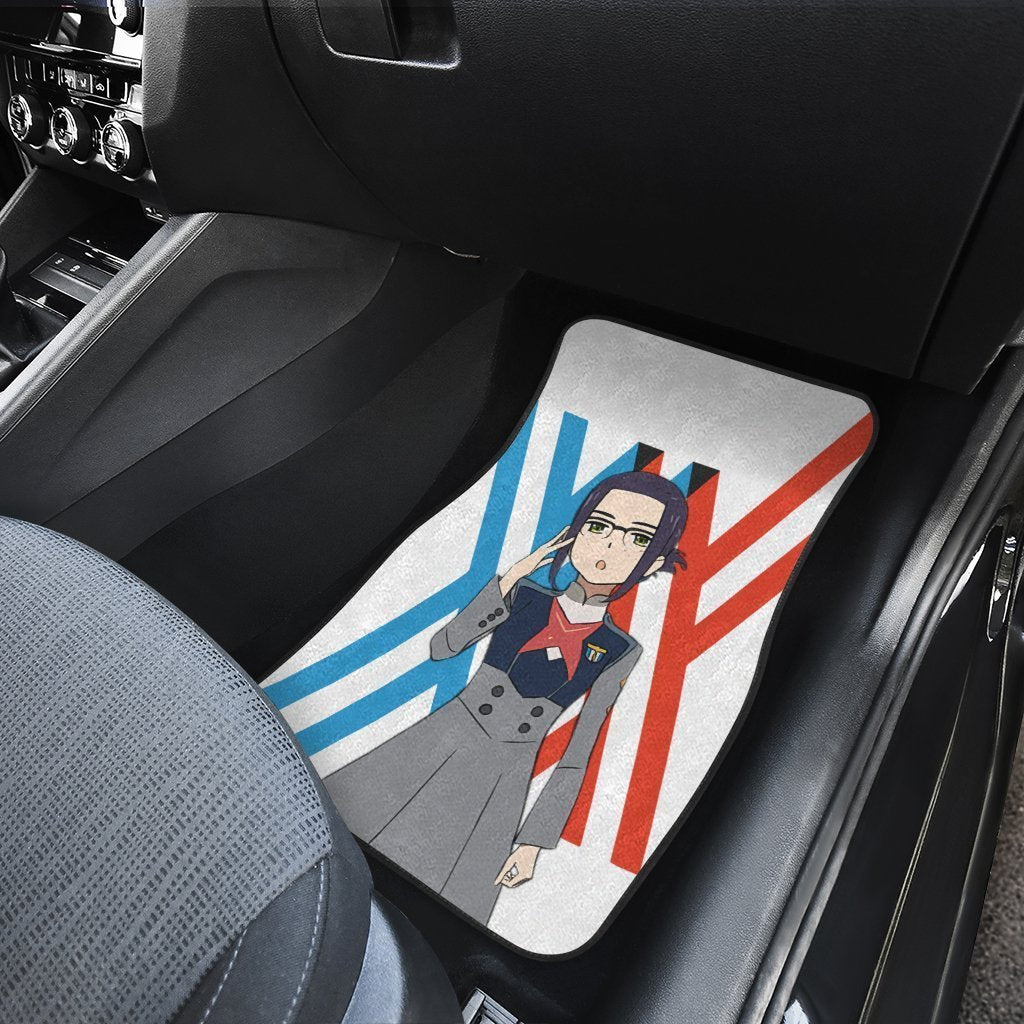Ikuno Code 196 Car Floor Mats Custom Darling In The Franxx Anime Car Accessories