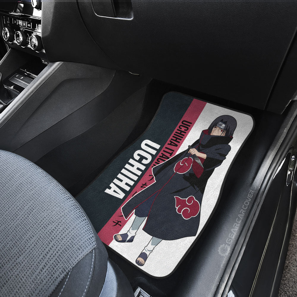 Itachi And Sasuke Car Floor Mats Custom Naruto Anime Car Accessories For Fans