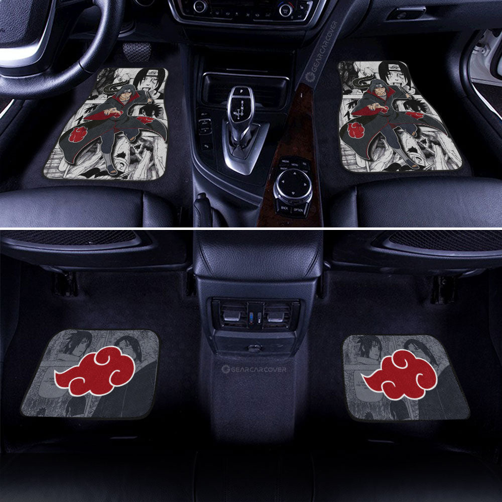 Itachi Car Floor Mats Custom Naruto Anime Car Accessories Mix Manga