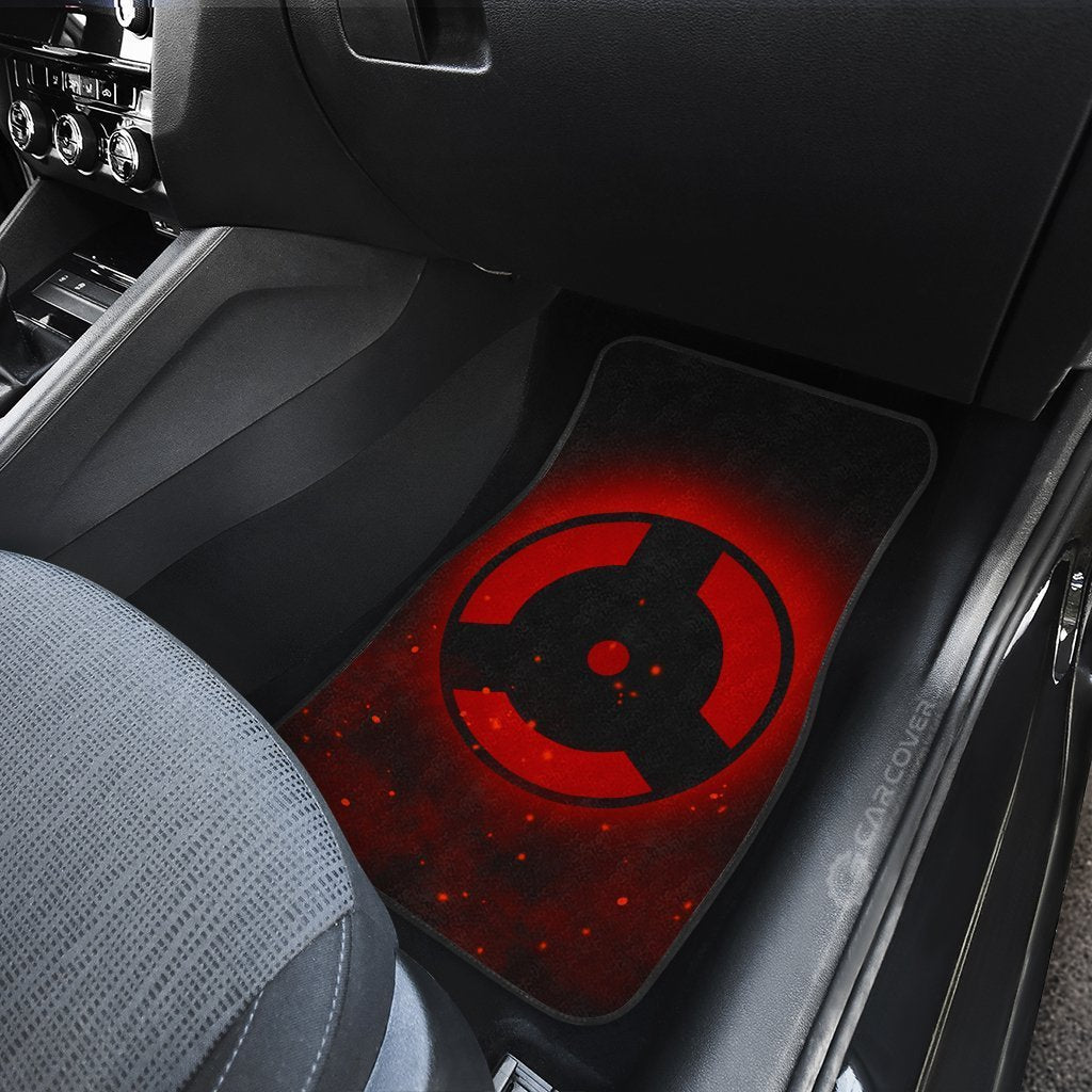 Izuna Mangekyou Car Floor Mats Custom Sharingan Anime Naruto Car Accessories