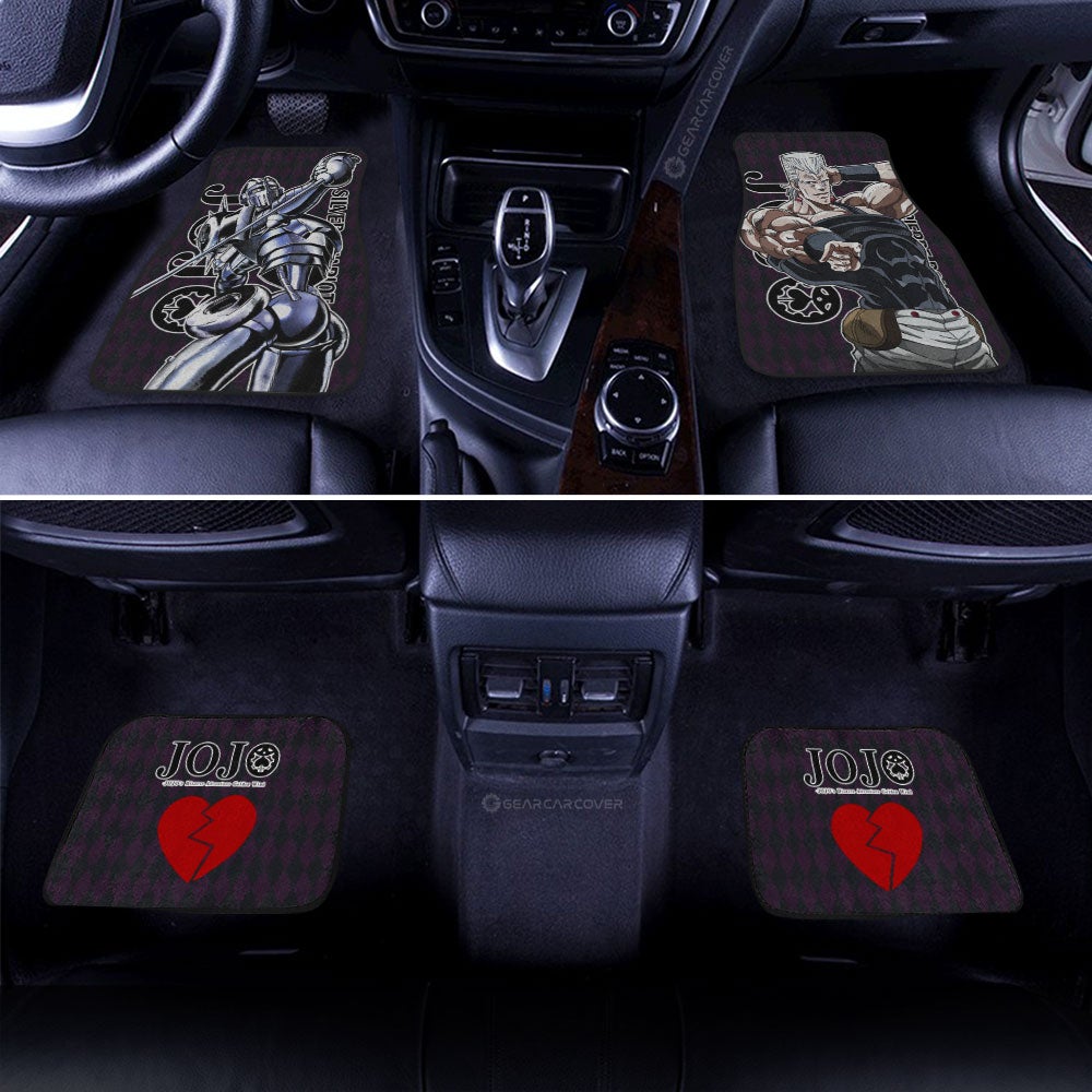Jean Pierre Polnareff Car Floor Mats Custom JoJo's Bizarre Adventure Anime Car Accessories