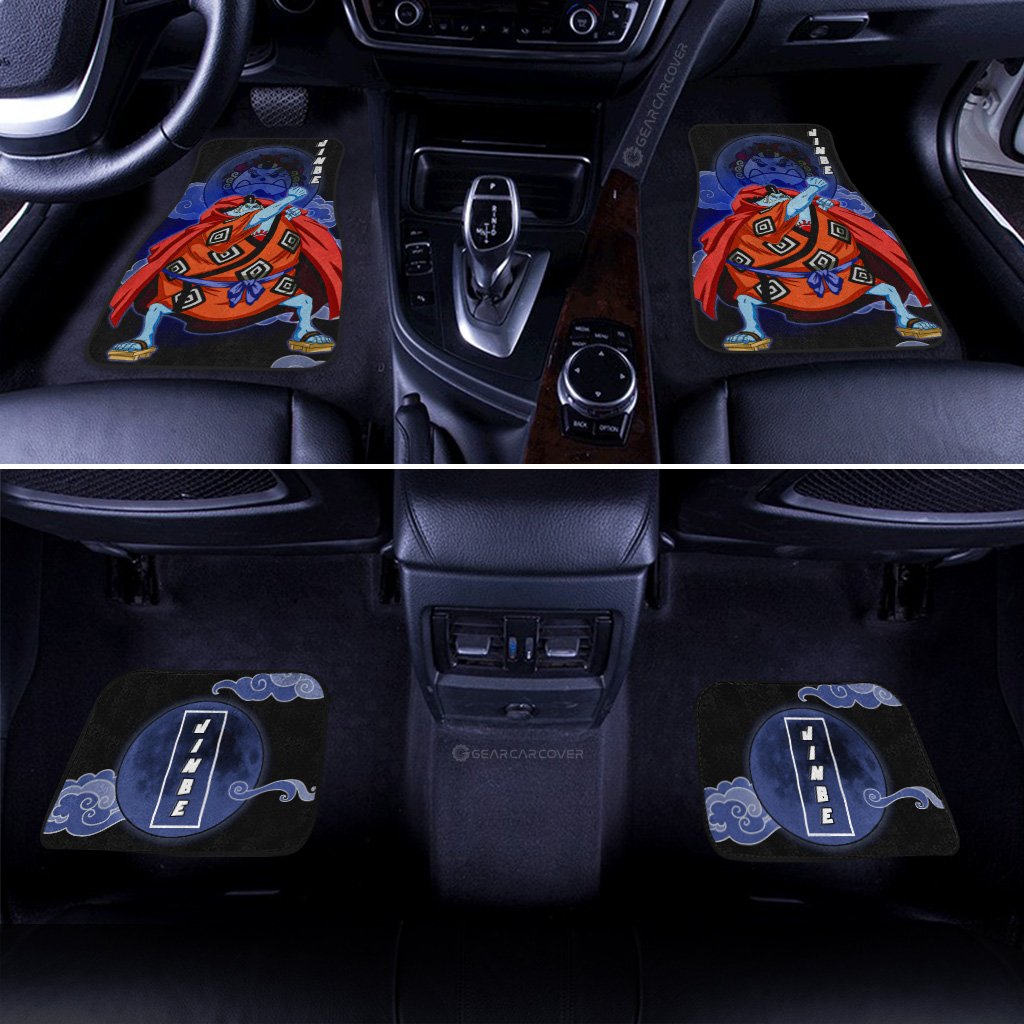 Jinbe Car Floor Mats Custom Anime One Piece Car Accessories Gifts For Anime Fans