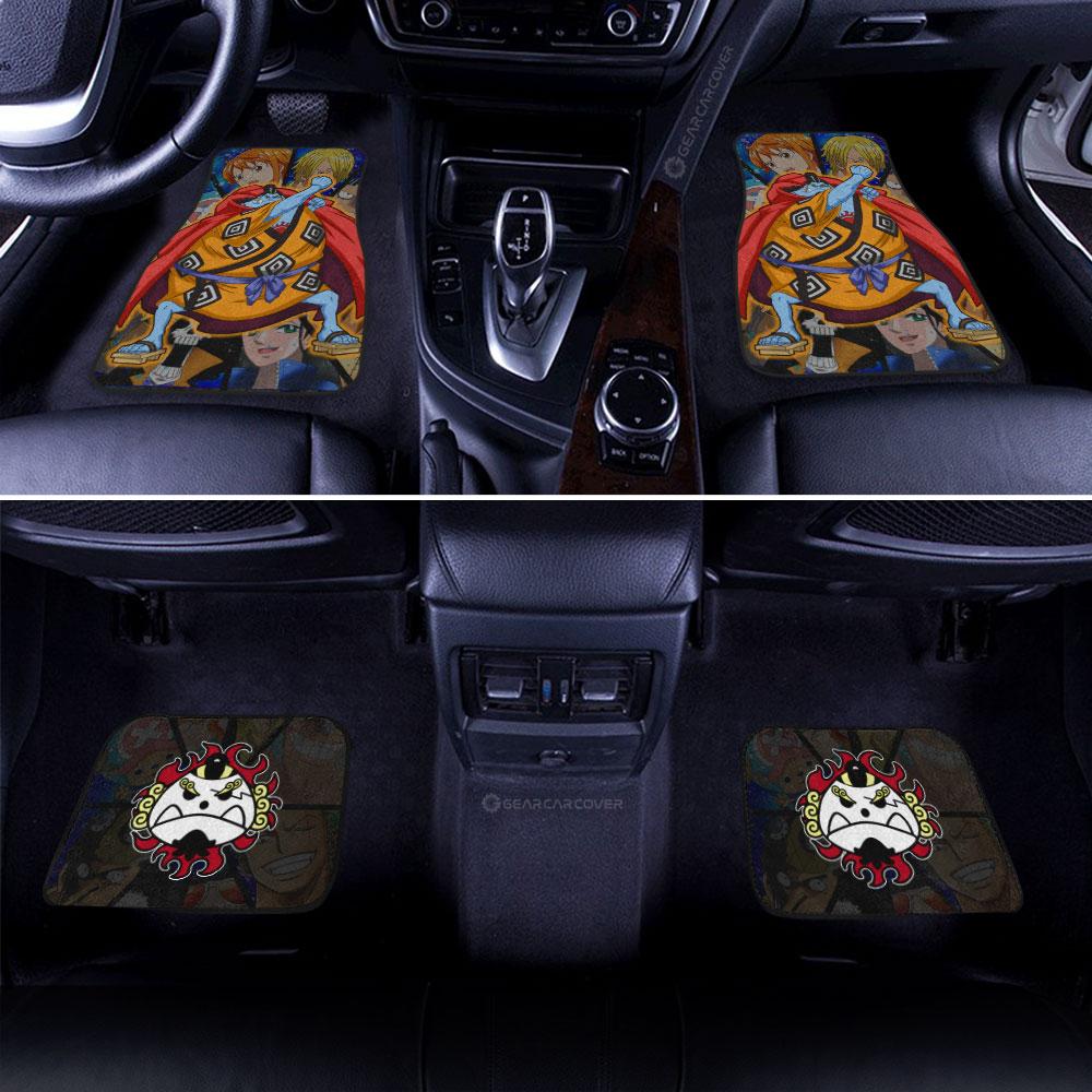 Jinbe Car Floor Mats Custom One Piece Anime Car Interior Accessories