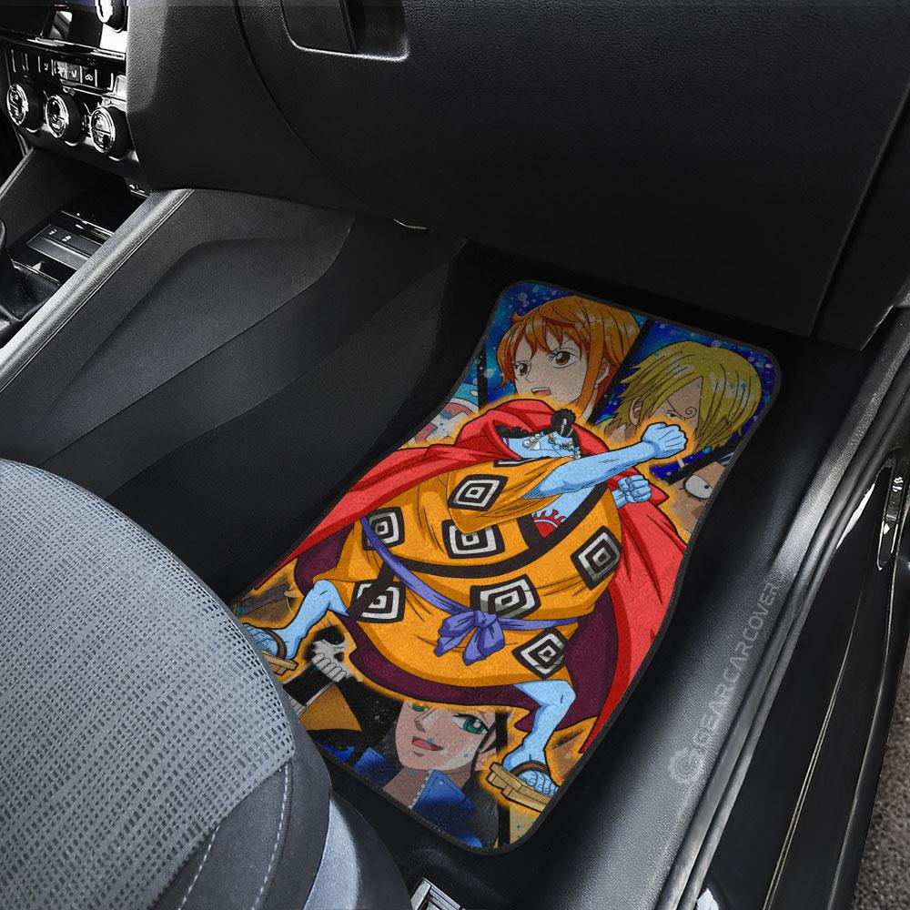 Jinbe Car Floor Mats Custom One Piece Anime Car Interior Accessories