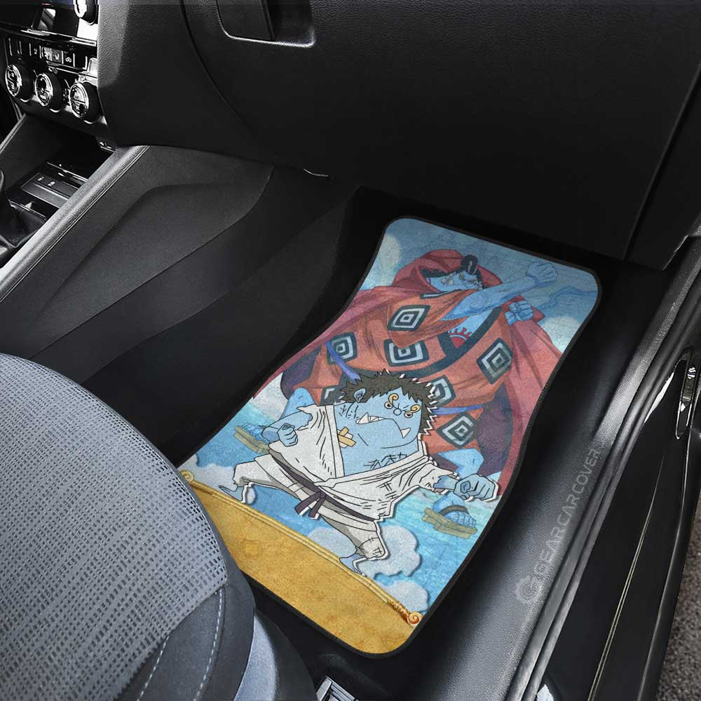 Jinbe Car Floor Mats Custom One Piece Map Anime Car Accessories