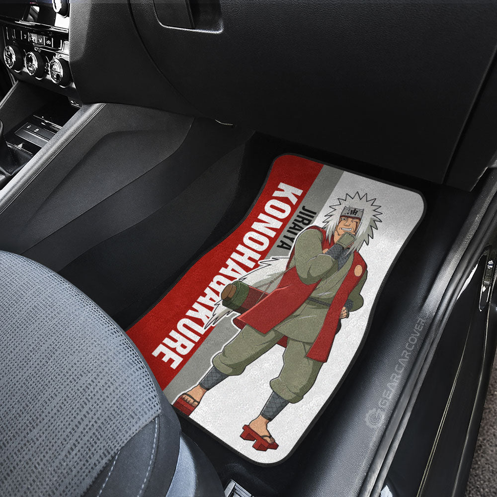 Jiraiya And Minato Car Floor Mats Custom Naruto Anime Car Accessories For Fans