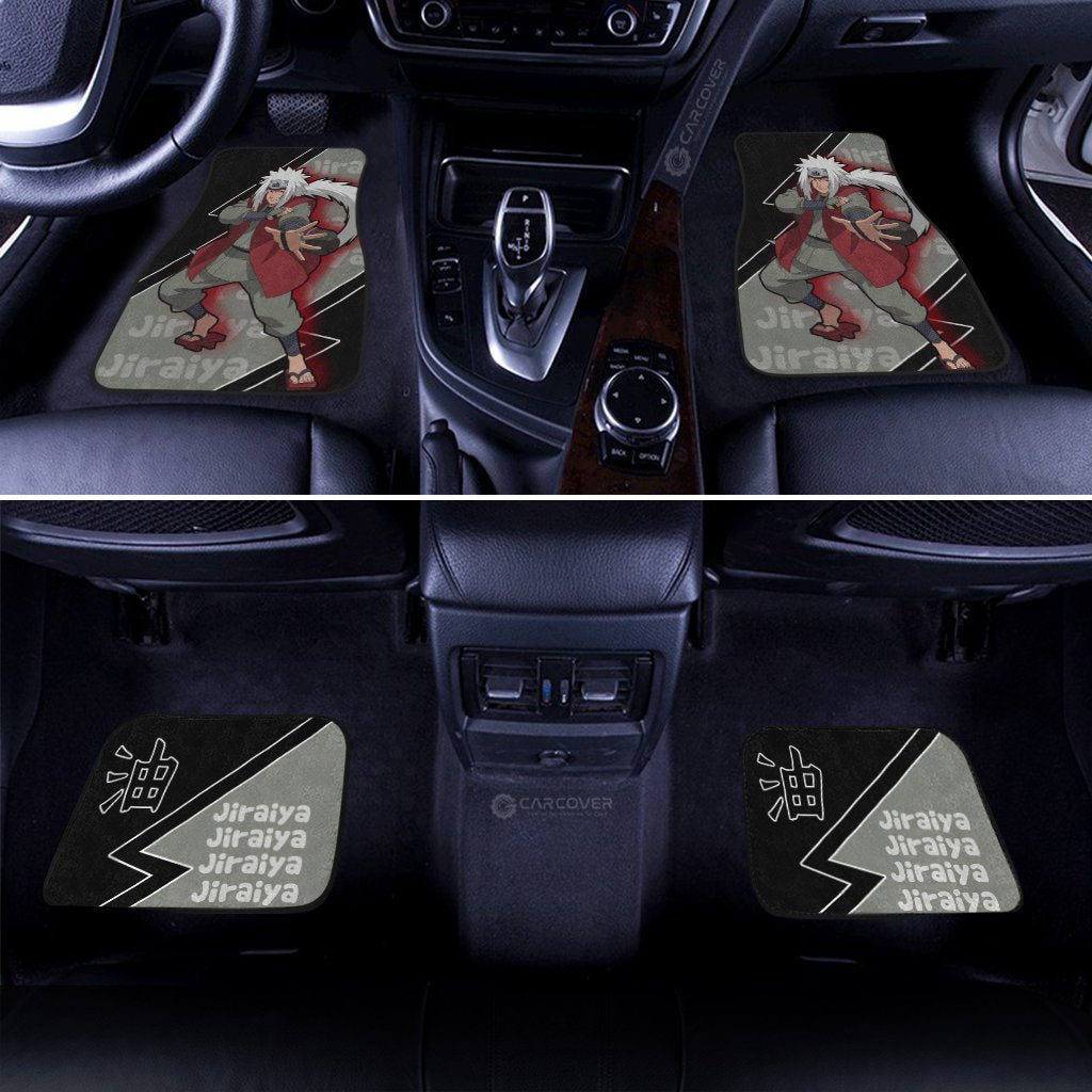 Jiraiya Car Floor Mats Custom Anime Car Interior Accessories