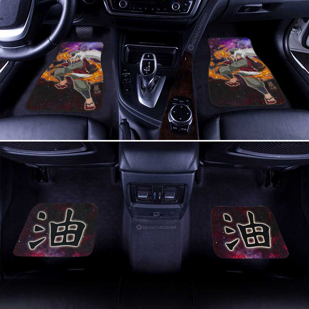Jiraiya Car Floor Mats Custom Naruto Anime Galaxy Style Car Accessories For Fans