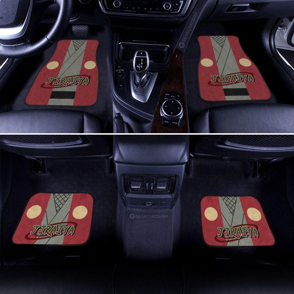 Jiraiya Uniform Car Floor Mats Custom Naruto Anime Car Interior Accessories