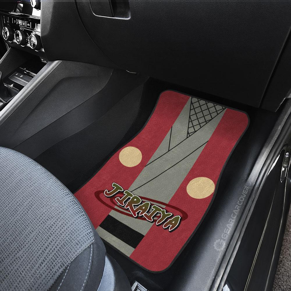Jiraiya Uniform Car Floor Mats Custom Naruto Anime Car Interior Accessories