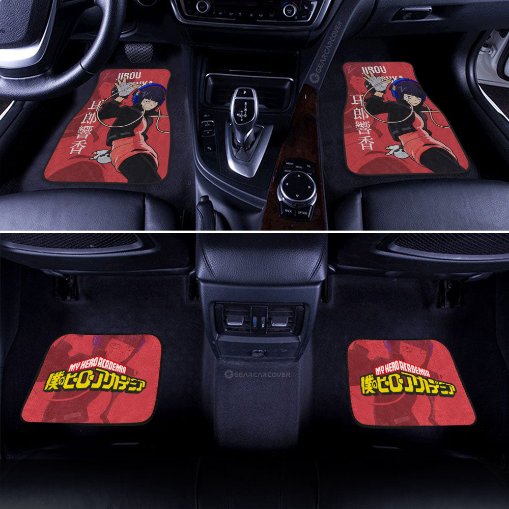 Jirou Kyouka Car Floor Mats Custom My Hero Academia Car Accessories Gifts For Anime Fans