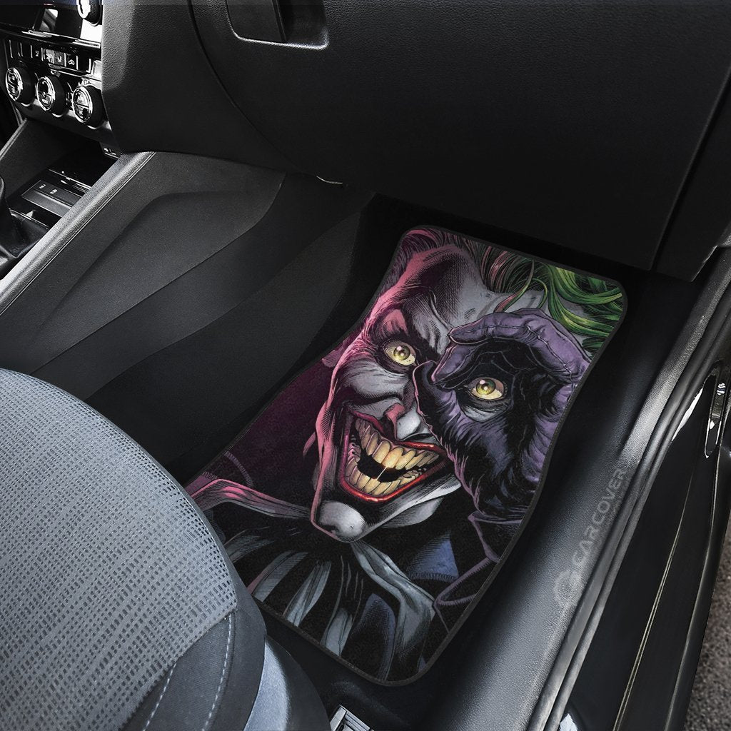 Joker Car Floor Mats Custom Car Interior Accessories For Halloween