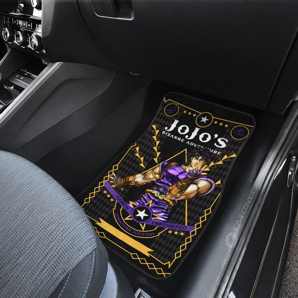 Jonathan Joestar Car Floor Mats Custom JoJo's Bizarre Anime Car Accessories