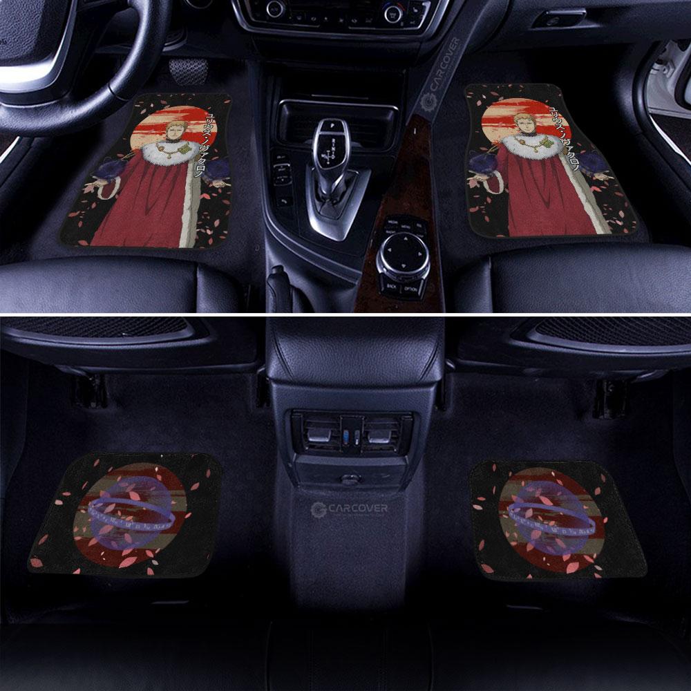 Julius Nova Chrono Car Floor Mats Custom Black Clover Anime Car Accessories