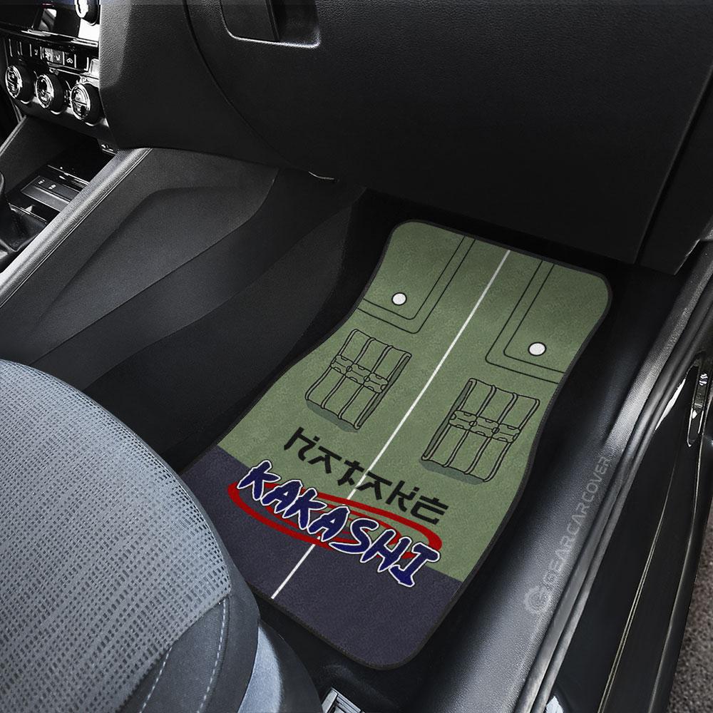 Kakashi Uniform Car Floor Mats Custom Naruto Anime Car Interior Accessories