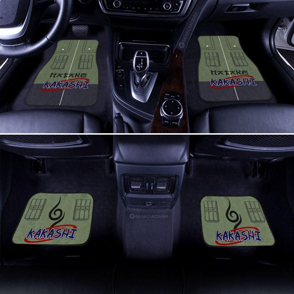 Kakashi Uniform Car Floor Mats Custom Naruto Anime Car Interior Accessories