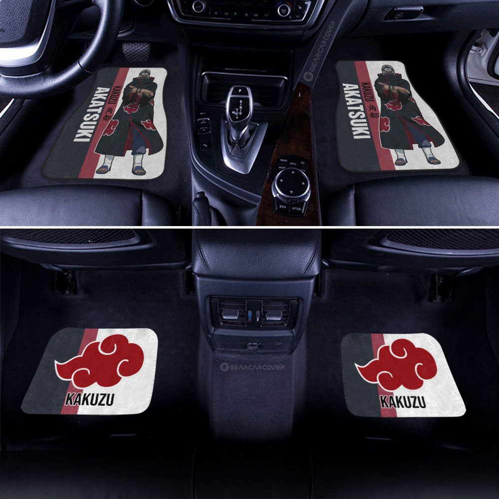 Kakuzu Car Floor Mats Custom Naruto Anime Car Accessories Gifts Idea For Fans
