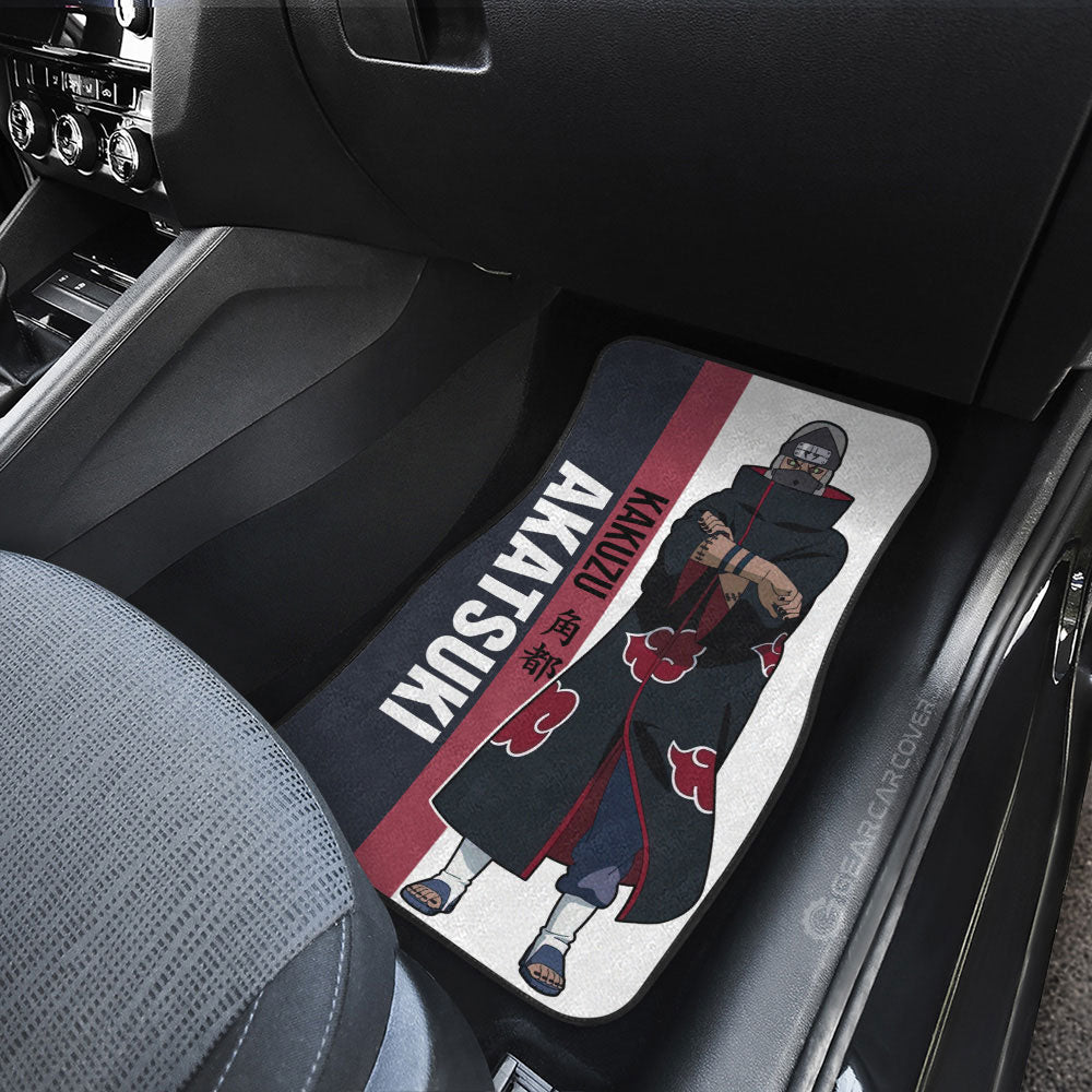Kakuzu Car Floor Mats Custom Naruto Anime Car Accessories Gifts Idea For Fans