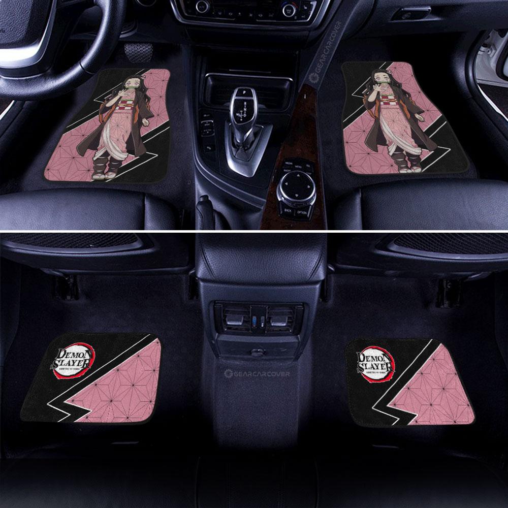 Kamado Nezuko Car Floor Mats Custom Demon Slayer Anime Car Accessories