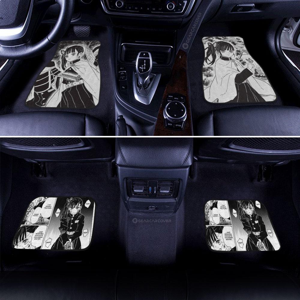 Kanao Car Floor Mats Custom Kimetsu No Yaiba Manga Car Accessories