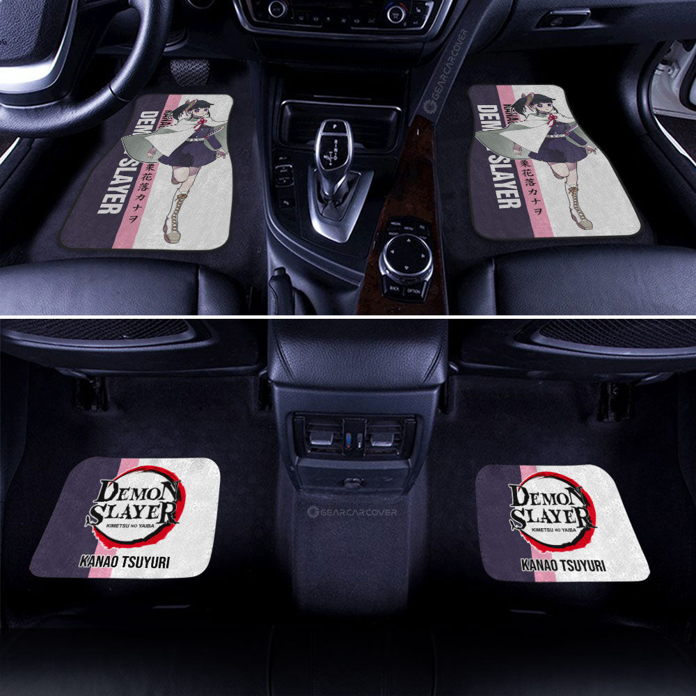 Kanao Tsuyuri Car Floor Mats Custom Demon Slayer Anime Car Accessories Gifts Idea For Fans