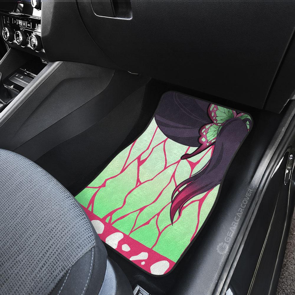 Kanao Uniform Car Floor Mats Custom Hairstyle Demon Slayer Anime Car Interior Accessories