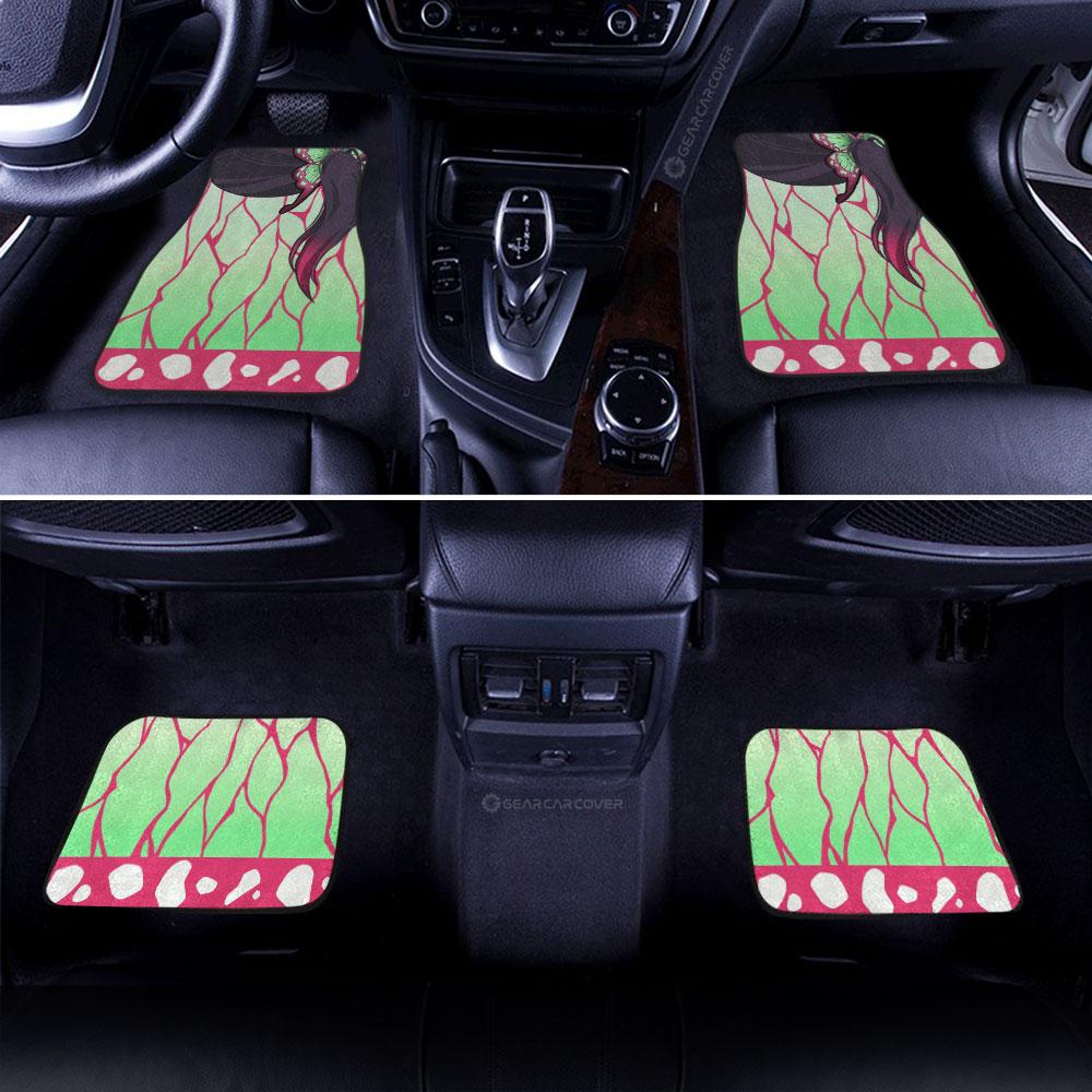 Kanao Uniform Car Floor Mats Custom Hairstyle Demon Slayer Anime Car Interior Accessories
