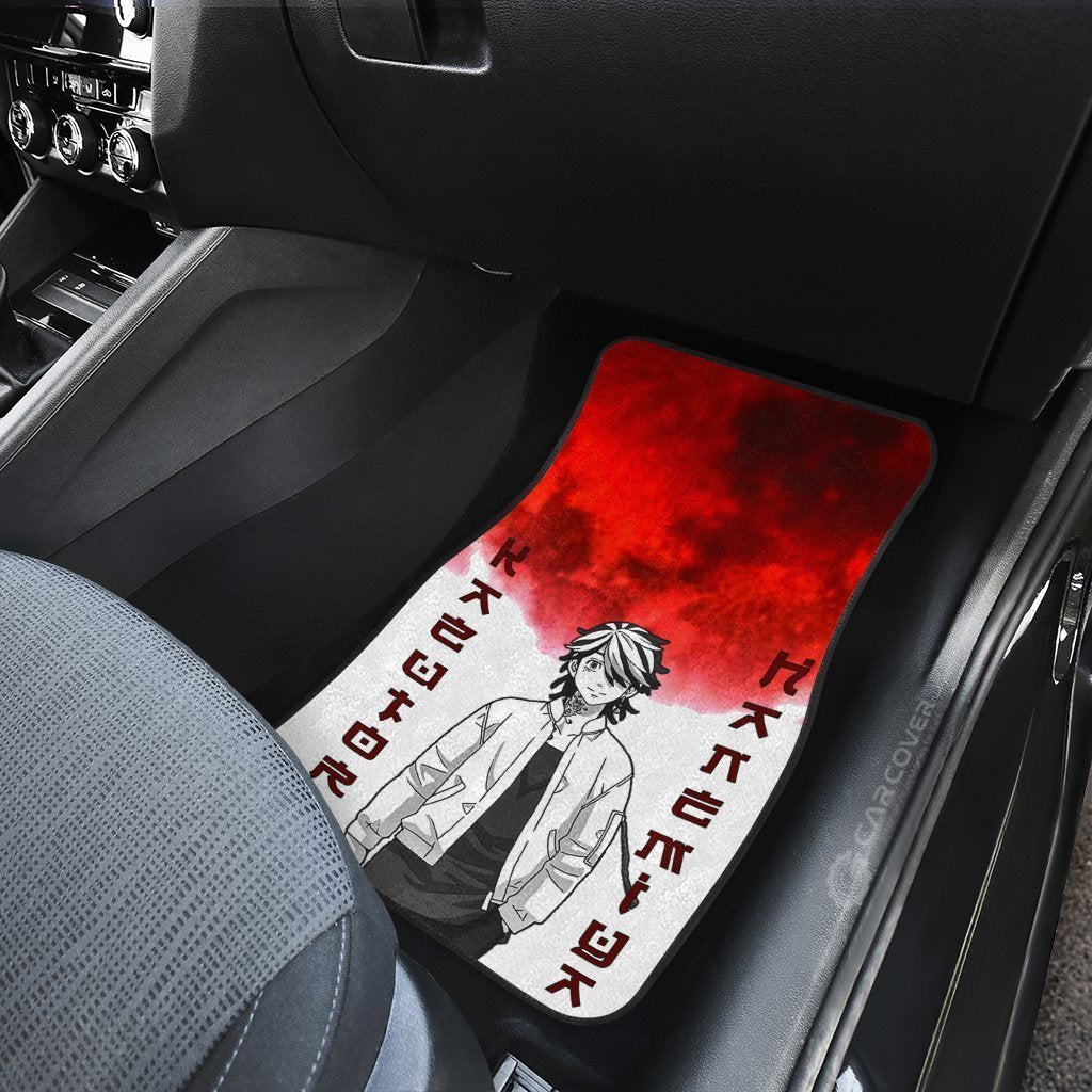 Kazutora Hanemiya Car Floor Mats Custom Anime Tokyo Revengers Car Interior Accessories