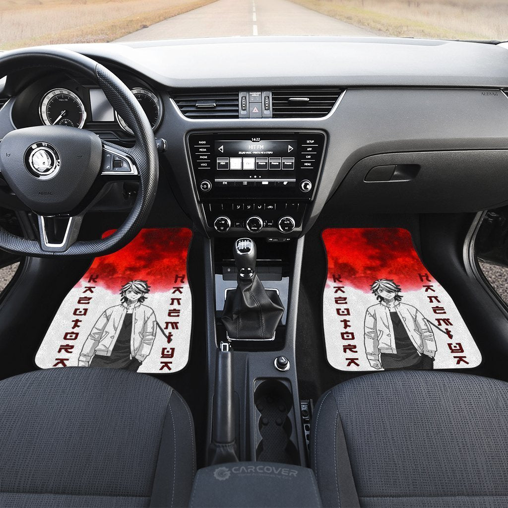 Kazutora Hanemiya Car Floor Mats Custom Anime Tokyo Revengers Car Interior Accessories