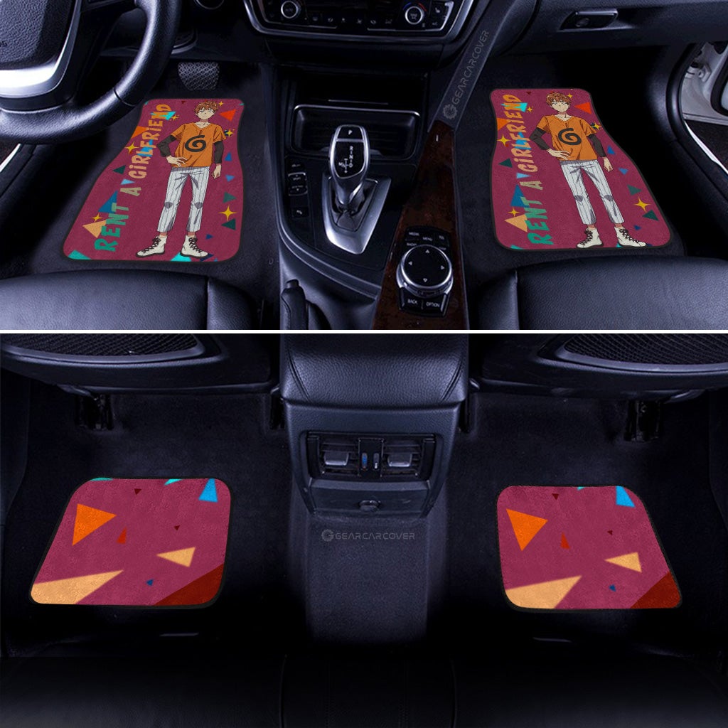 Kazuya Kinoshita Car Floor Mats Custom Anime Rent A Girlfriend Car Accessories