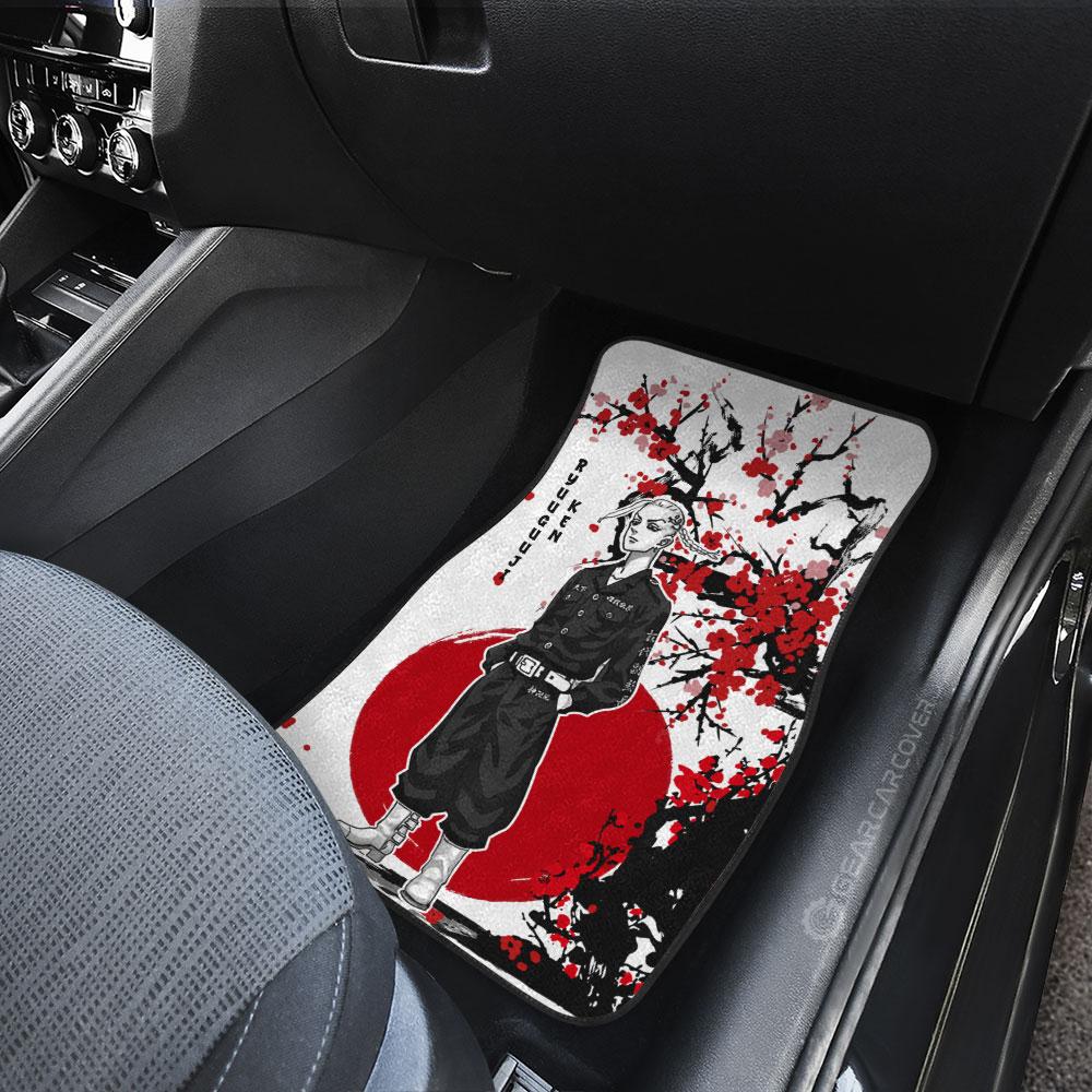 Ken Ryuguji Car Floor Mats Custom Japan Style Tokyo Revengers Anime Car Accessories