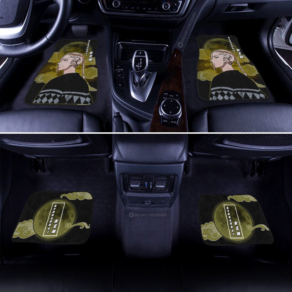 Ken Ryuguji Car Floor Mats Custom Tokyo Revengers Anime Car Interior Accessories