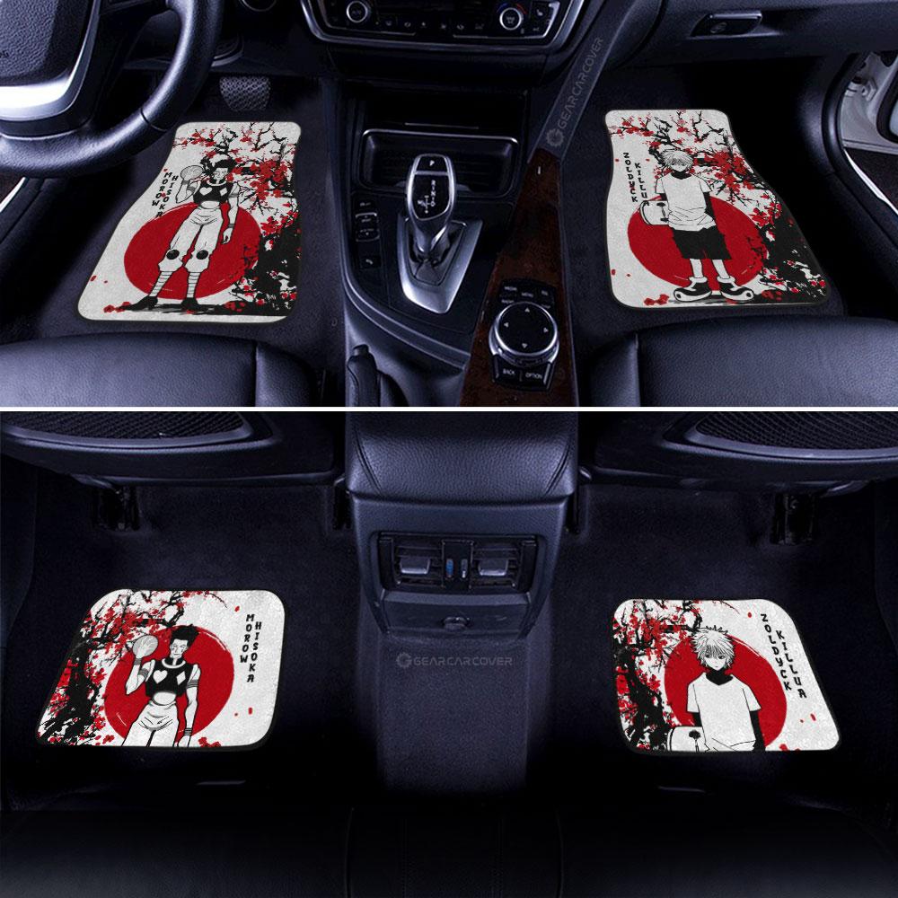 Killua Zoldyck And Hisoka Morow Car Floor Mats Custom Japan Style Hunter x Hunter Anime Car Accessories