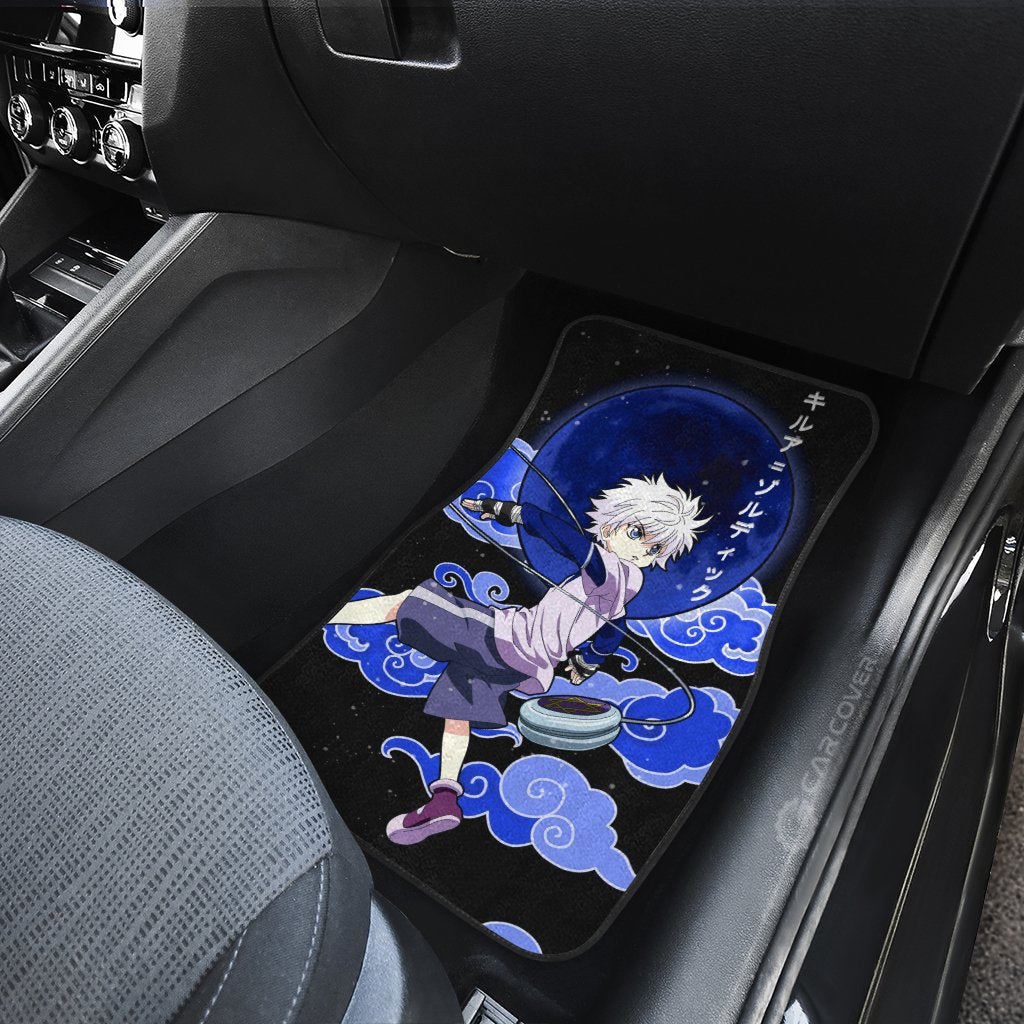 Killua Zoldyck Car Floor Mats Custom Hunter x Hunter Anime Car Interior Accessories