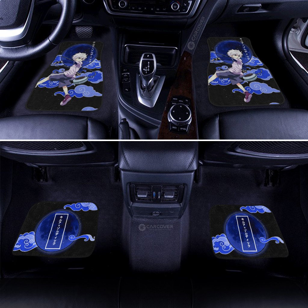Killua Zoldyck Car Floor Mats Custom Hunter x Hunter Anime Car Interior Accessories