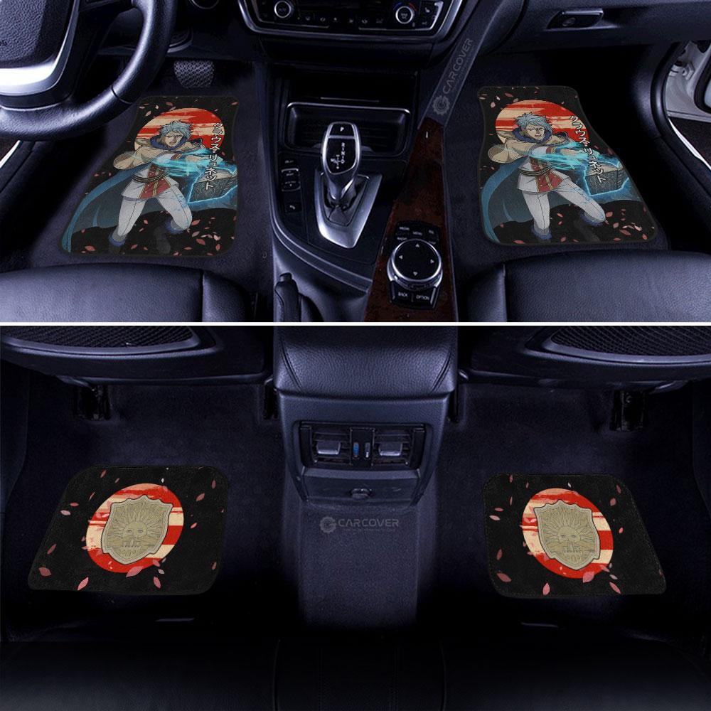 Klaus Lunettes Car Floor Mats Custom Black Clover Anime Car Accessories