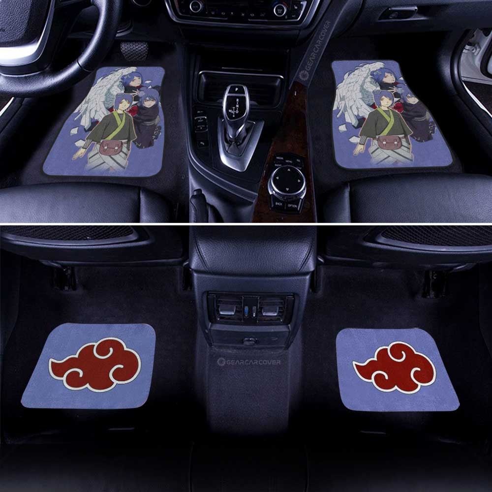 Konan Car Floor Mats Custom Anime Naruto Car Accessories
