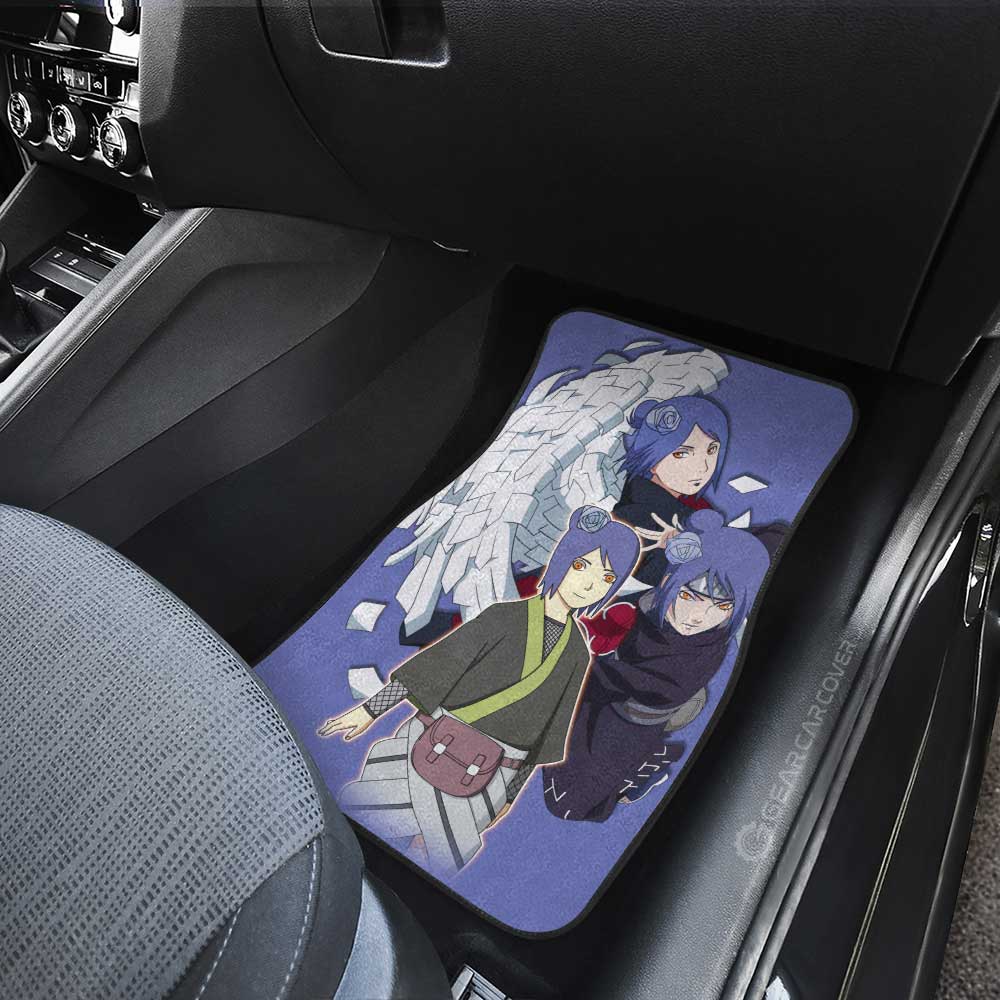 Konan Car Floor Mats Custom Anime Naruto Car Accessories