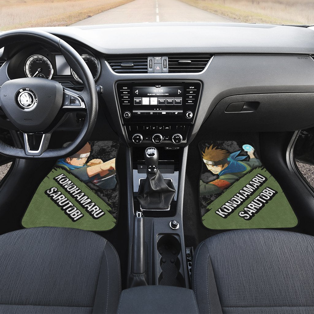 Konohamaru Car Floor Mats Custom Boruto Anime Car Accessories
