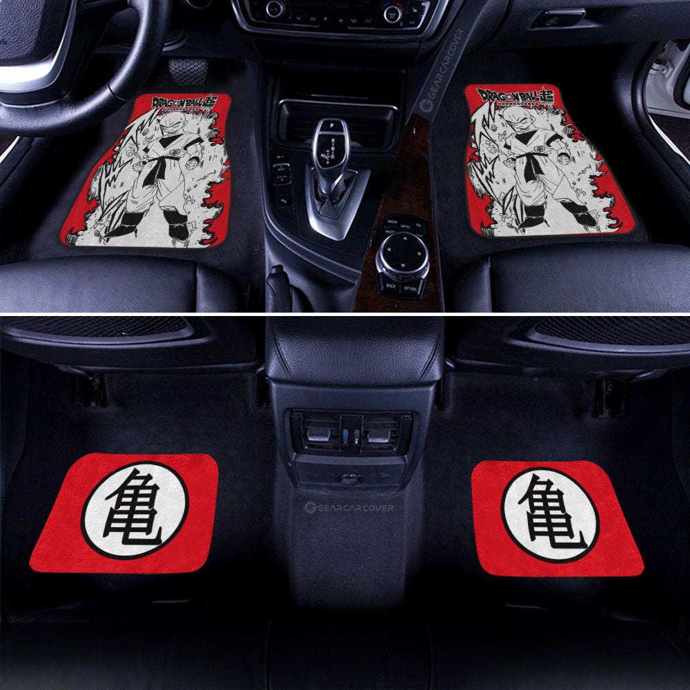 Krillin Car Floor Mats Custom Dragon Ball Anime Car Accessories Manga Style For Fans