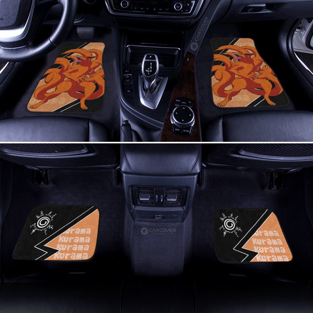 Kurama Nine Tailed Beast Car Floor Mats Custom Anime Car Accessories