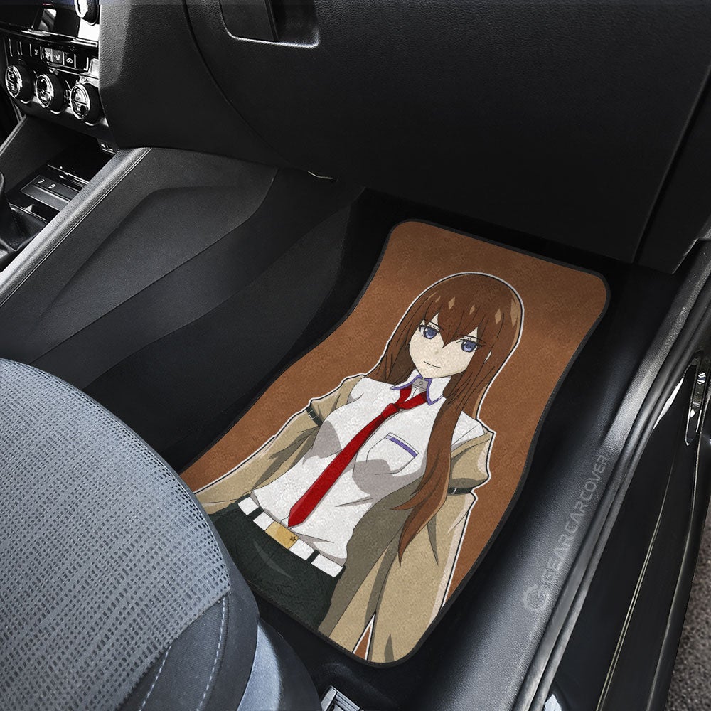 Kurisu Makise Car Floor Mats Custom Main Hero Steins;Gate Anime Car Accessories