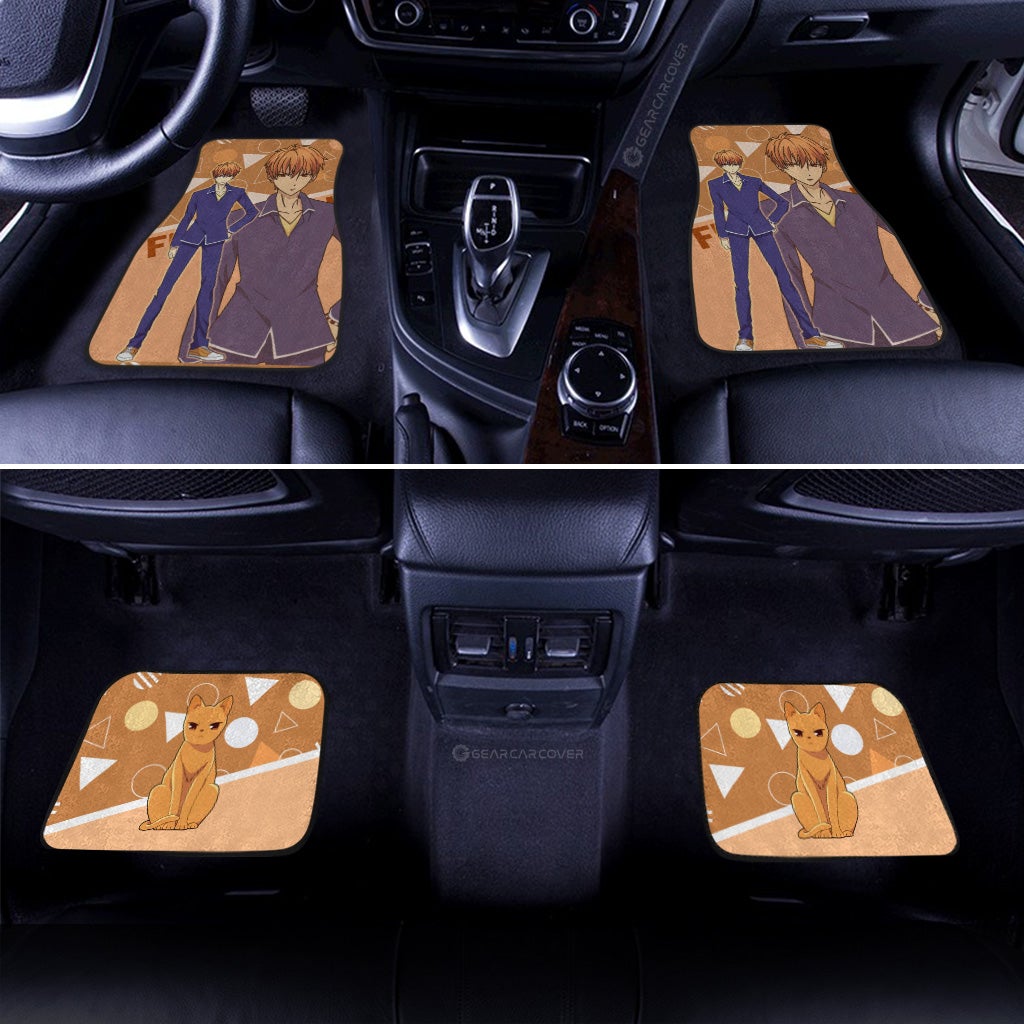 Kyo Sohma Car Floor Mats Custom Fruit Basket Anime Car Accessories