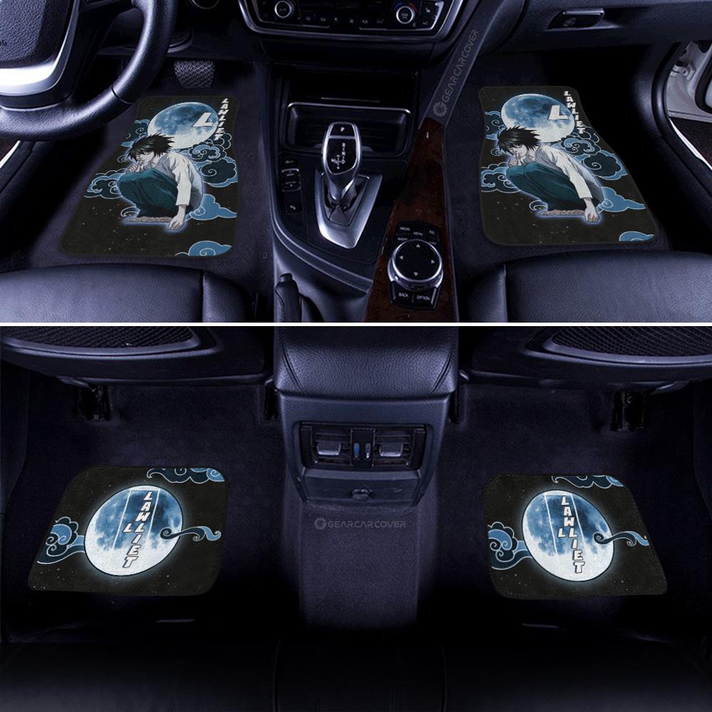 L Lawliet Car Floor Mats Custom Death Note Anime Car Accessories