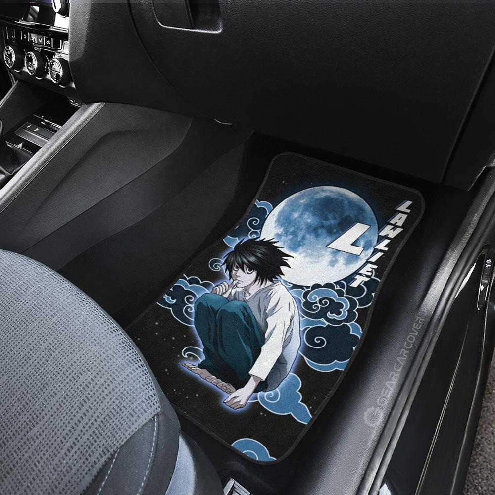 L Lawliet Car Floor Mats Custom Death Note Anime Car Accessories