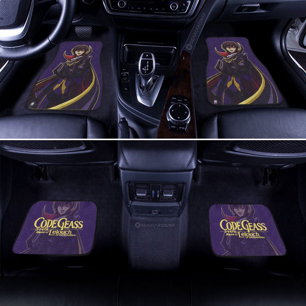 Lelouch Lamperouge Car Floor Mats Custom Code Geass Anime Gifts For Fans