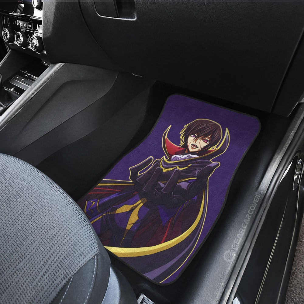 Lelouch Lamperouge Car Floor Mats Custom Code Geass Anime Gifts For Fans