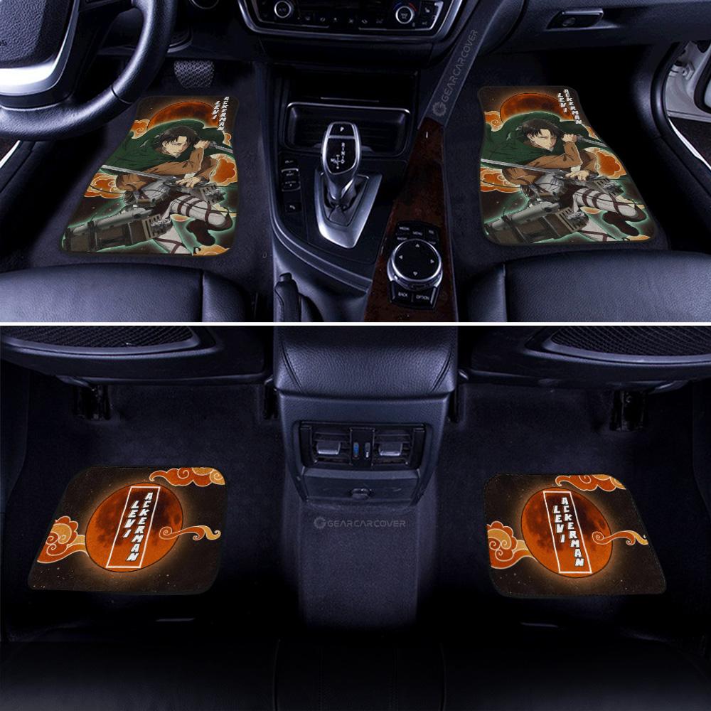 Levi Ackerman Car Floor Mats Custom Attack On Titan Anime Gifts For Fan