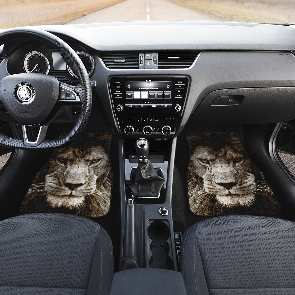 Lion Car Floor Mats Custom Car Accessories Awesome Gift Idea For Dad